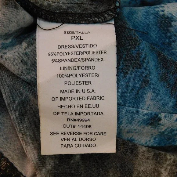 R&M Richards Petite Maxi Dress Halter Style With Beaded Halter Size PXL - Picture 10 of 13